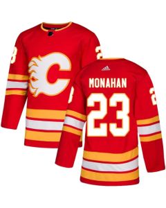 Men's Calgary Flames #23 Sean Monahan Red Stitched NHL Jersey
