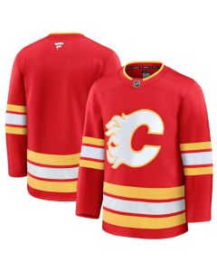Men's Calgary Flames Blank Red 2024-25 Home Stitched Hockey Jersey