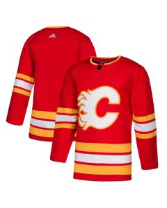 Men's Calgary Flames Red Blank Stitched NHL Jersey