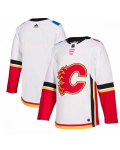 Men's Calgary Flames White Stitched NHL Jersey