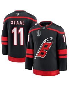Men's Carolina Hurricanes #11 Jordan Staal Black 2026 Stanley Cup Final Home Premium Jersey