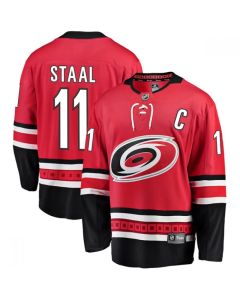 Men's Carolina Hurricanes #11 Jordan Staal Red Stitched NHL Jersey (Red)