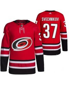 Men's Carolina Hurricanes #37 Andrei Svechnikov Red Stitched Jersey (Red)