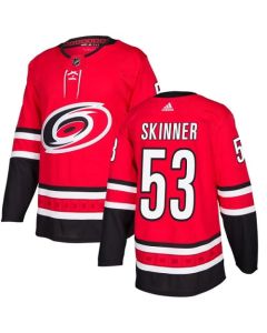Men's Carolina Hurricanes #53 Jeff Skinner Red Stitched NHL Jersey