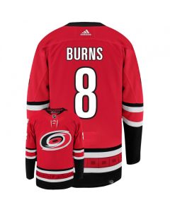 Men's Carolina Hurricanes #8 Brent Burns Red Stitched Jersey