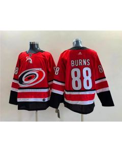 Men's Carolina Hurricanes #88 Brent Burns Red Stitched Jersey