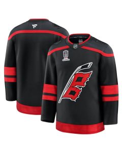 Men's Carolina Hurricanes Black 2026 Stanley Cup Champions Home Premium Patch Jersey