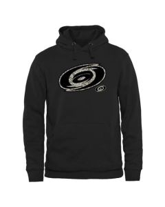Men's Carolina Hurricanes Black Rink Warrior Pullover Hoodie
