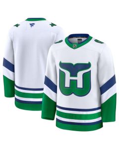 Men's Carolina Hurricanes Blank White 2024-25 Throwback Stitched Hockey Jersey