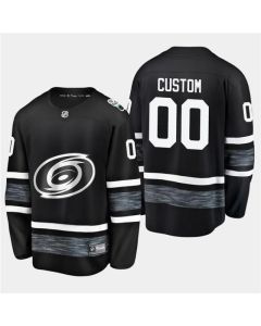 Men's Carolina Hurricanes Custom 2019 NHL All Star Black Stitched Jersey