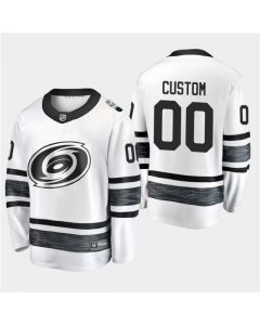 Men's Carolina Hurricanes Custom 2019 NHL All Star White Stitched Jersey