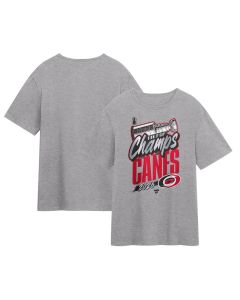 Men's Carolina Hurricanes Heather Gray 2026 Stanley Cup Champions Big & Tall Locker Room T-Shirt