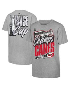 Men's Carolina Hurricanes Heather Gray 2026 Stanley Cup Champions Locker Room T-Shirt