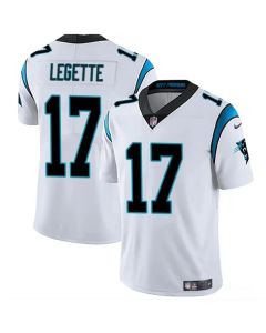 Men's Carolina Panthers #17 Xavier Legette White 2024 Draft Vapor Limited Stitched Football Jersey
