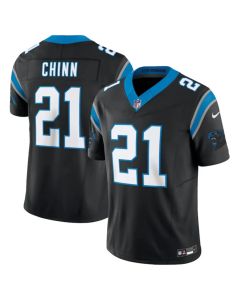 Men's Carolina Panthers #21 Jeremy Chinn Black 2023 F.U.S.E. Vapor Untouchable Stitched Football Jersey