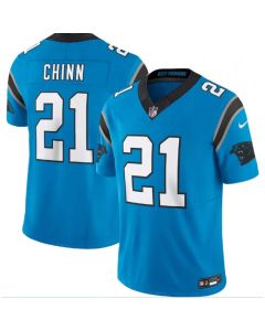 Men's Carolina Panthers #21 Jeremy Chinn Blue 2023 F.U.S.E. Vapor Untouchable Stitched Football Jersey