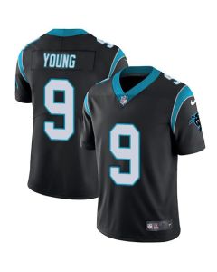Men's Carolina Panthers #9 Bryce Young Black 2023 Draft Vapor Untouchable Stitched Football Jersey