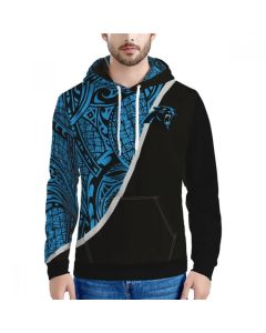 Men's Carolina Panthers Black/Blue Hoodie (Blue Black)