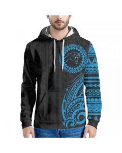 Men's Carolina Panthers Black/Blue Hoodie