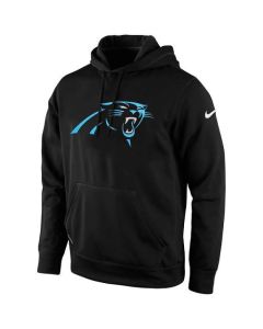 Men's Carolina Panthers Black KO Logo Essential Hoodie