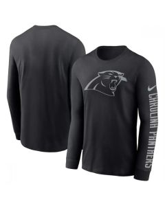 Men's Carolina Panthers Black Long Sleeve T-Shirt