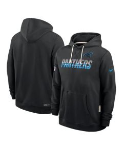 Men's Carolina Panthers Black Sideline Standard Issue Top Prospect Dri-FIT Hoodie