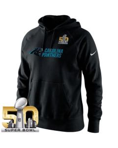 Men's Carolina Panthers Black Super Bowl 50 Lockup Pullover Hoodie