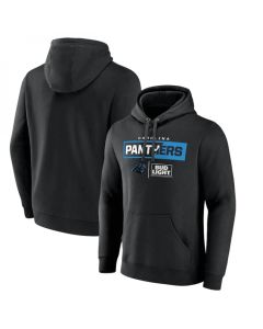 Men's Carolina Panthers Black x Bud Light Pullover Hoodie