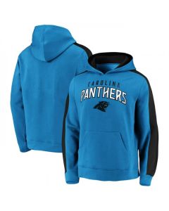 Men's Carolina Panthers Blue Game Time Arch Pullover Hoodie