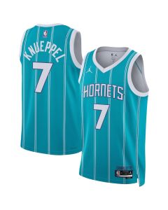 Men's Charlotte Hornets #7 Kon Knueppel Teal Swingman Icon Edition Jersey
