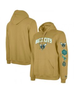 Men's Charlotte Hornets Tan 2023/24 City Edition Pullover Hoodie