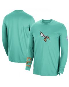 Men's Charlotte Hornets Teal2022/23 City Edition Essential Expressive Long Sleeve T-Shirt