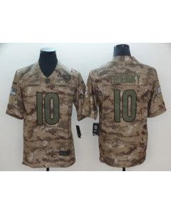 Men's Chicago Bears #10 Trubisky 2018 Camo Salute to Service Limited Stitched NFL Jersey