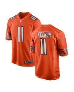 Men's Chicago Bears #11 Case Keenum Nike Orange Alternate Game Jersey