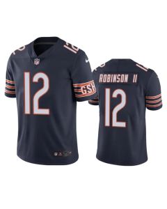 Men's Chicago Bears #12 Allen Robinson II Navy Vapor untouchable Limited Stitched Jersey