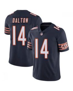 Men's Chicago Bears #14 Andy Dalton Navy Vapor untouchable Limited Stitched Jersey