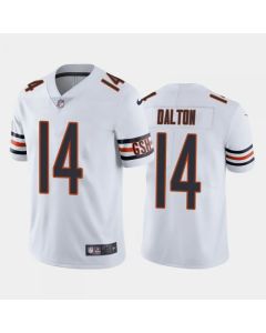 Men's Chicago Bears #14 Andy Dalton White Vapor untouchable Limited Stitched Jersey