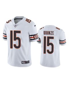 Men's Chicago Bears #15 Rome Odunze White 2024 Draft Vapor Stitched Football Jersey