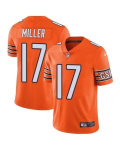 Men's Chicago Bears #17 Anthony Miller Orange Vapor Untouchable Limited Stitched NFL Jersey
