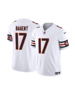 Men's Chicago Bears #17 Tyson Bagent White 2023 F.U.S.E. Vapor Untouchable Limited Stitched Football Jersey