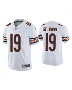 Men's Chicago Bears #19 Equanimeous St. Brown White Vapor untouchable Limited Stitched Jersey