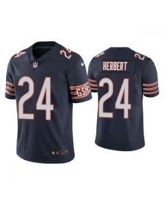 Men's Chicago Bears #24 Khalil Herbert Navy Vapor untouchable Limited Stitched Jersey