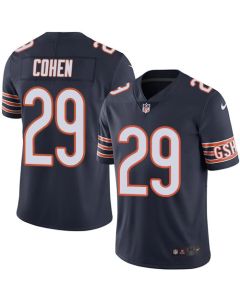 Men's Chicago Bears #29 Tarik Cohen Navy Blue Team Color Vapor Untouchable Limited Stitched NFL Jersey