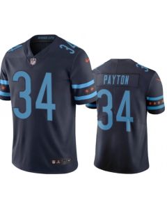 Men's Chicago Bears #34 Walter Payton Navy 2019 City Edition Limited Stitched NFL Jersey