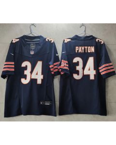 Men's Chicago Bears #34 Walter Payton Navy 2023 F.U.S.E. Vapor Untouchable Limited Stitched Football Jersey