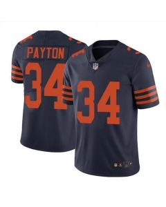 Men's Chicago Bears #34 Walter Payton Navy Vapor untouchable Limited Stitched NFL Jersey