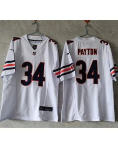 Men's Chicago Bears #34 Walter Payton White 2023 F.U.S.E. Vapor Untouchable Limited Stitched Football Jersey