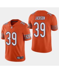 Men's Chicago Bears #39 Eddie Jackson Orange Vapor Untouchable Limited Stitched NFL Jersey