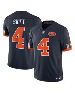 Men's Chicago Bears #4 D'Andre Swift Navy 2026 Rivalries Collection Vapor F.U.S.E. Limited Jersey (Navy)