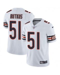 Men's Chicago Bears #51 Dick Butkus White Vapor untouchable Limited Stitched Jersey